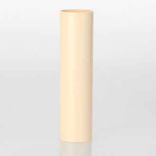 E14 Kerzenhülse Fassungshülse Kunststoff Elfenbein 26x100mm ohne Tropfen für Kronleuchter Lampenfassung