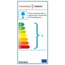 PVC-Kabel weiß mit E27 Lampenfassung für Lampenschirm und Baldachin Kunststoff weiß Länge 1,4 Meter