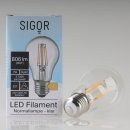 Sigor E27 LED Filament Leuchtmittel klar 7W=(60W)...