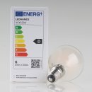 LEDVANCE E14 LED Leuchtmittel 5.5W=(60W) 240V Tropfen-Form matt 2700K warmweiß  806 lm