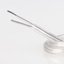 PVC/FEP-Kabel transparent 2-adrig m.Stahlseil