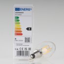 LEDVANCE E14 LED Filament Leuchtmittel 4W=(40W) 240V Kerzen-Form klar warmweiß 470 lm