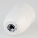 E27 Premium Porzellanfassung glasiert mit Kabel Zugentlastung Metall Antik Fume 250V/4A