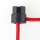 Lampen-Distanz-Aufhänger Deckenverteiler Umlenkung  Affenschaukel Kabelhalter 27x30mm Kunststoff schwarz