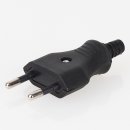 Bachmann Eurostecker Europa-Flachstecker schwarz 250V/2A...