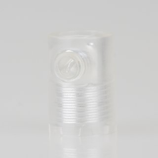 M10x1 IG Zugentlaster Zugentlastung 13x19mm für Kabel Kunststoff transparent