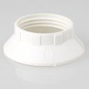 E14 Schraubring Thermoplast/Kunststoff weiß 43x15mm für Kunststoff Fassung