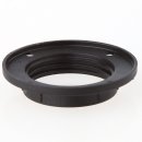 E14 Schraubring 43x10mm Thermoplast/Kunststoff schwarz für Kunststoff Fassung