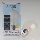 Sigor E27 LED Filament Leuchtmittel matt 11W=(100W)...