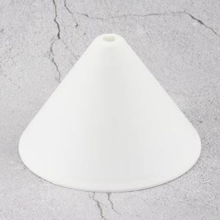 Lampen-Baldachin 110x70mm Kunststoff weiß Pyramiden Form mit Feststellschraube