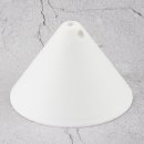 Lampen-Baldachin 110x70mm Kunststoff weiß Pyramiden...